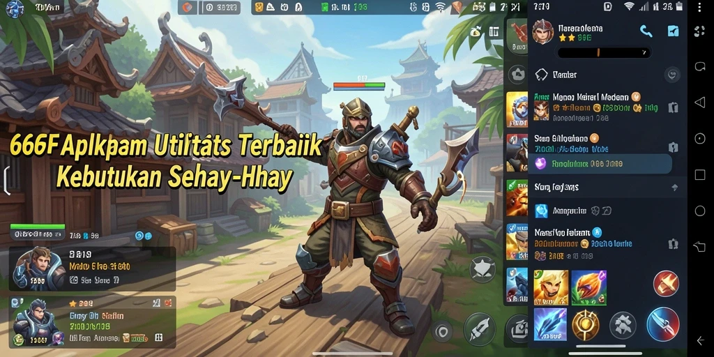 Tampilan antarmuka pengguna 666FF yang sederhana dan efektif.