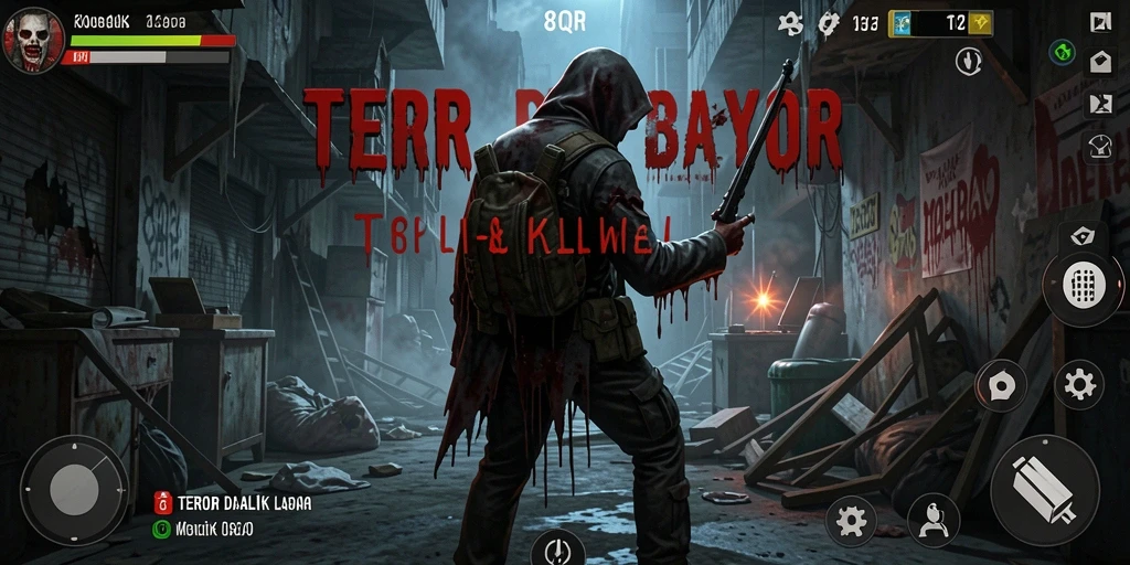Gameplay menegangkan 8QR dengan atmosfer yang mencekam.