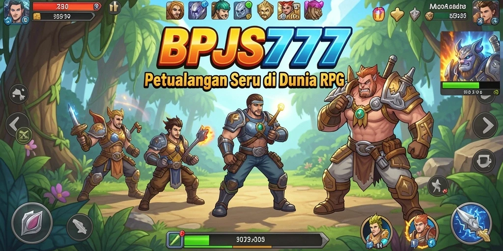 Tampilan gameplay RPG yang seru dan mendebarkan dari BPJS777.