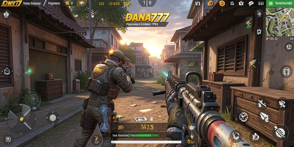 Tampilan dinamis dari gameplay DANA777 yang mendebarkan.