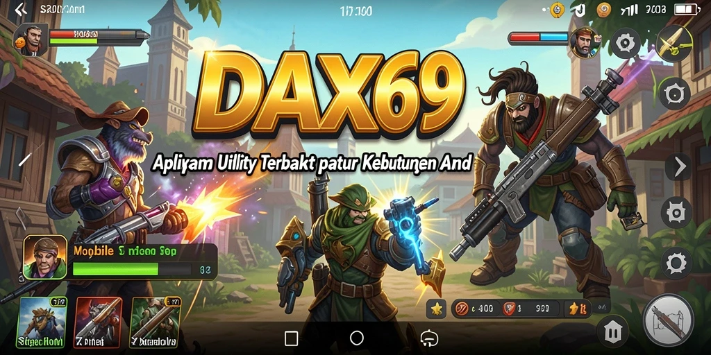 Screenshot utama DAX69 menampilkan fitur manajemen tugas yang efisien.