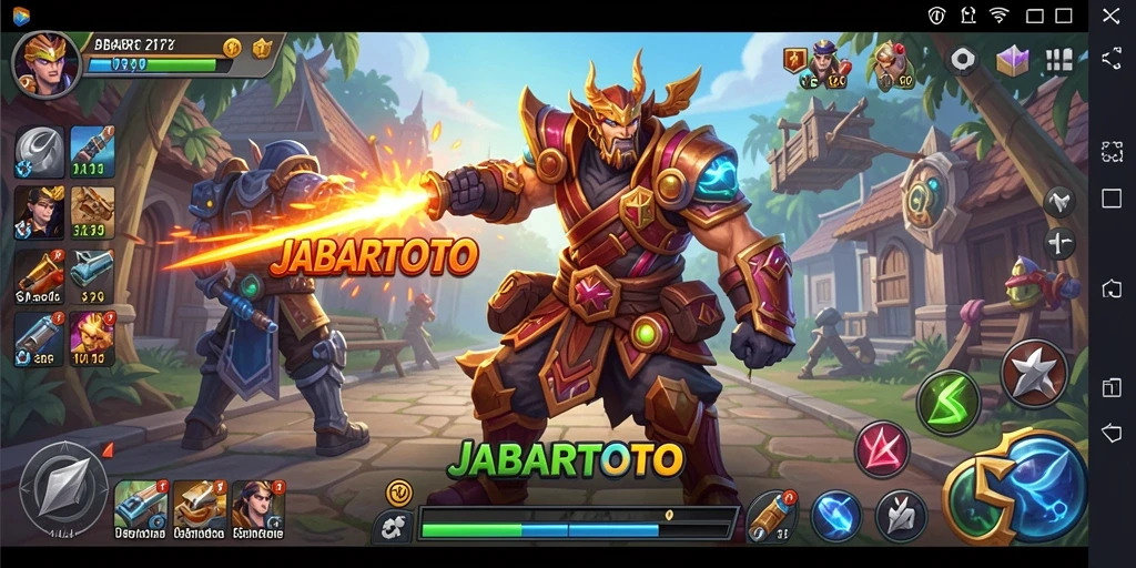Tampilan antarmuka aplikasi JABARTOTO yang sederhana dan efisien.