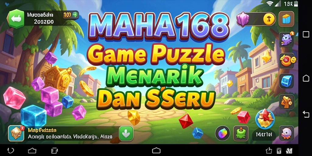 Tampilan gameplay MAHA168 yang menarik dan penuh warna.