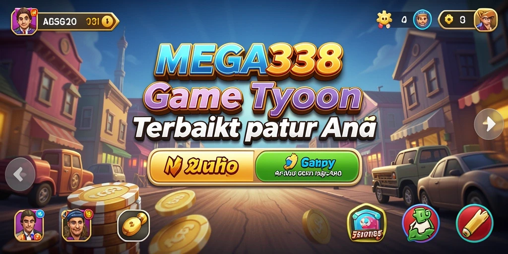 Tampilan menyenangkan dari gameplay MEGA338 di dunia Tycoon.