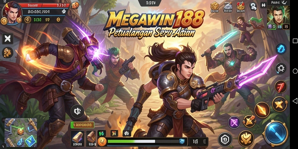 Tampilan seru gameplay MEGAWIN188 saat beraksi di medan pertempuran.