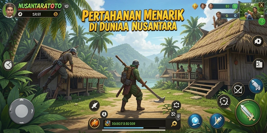 Gameplay menarik NUSANTARATOTO dengan tower yang beragam.