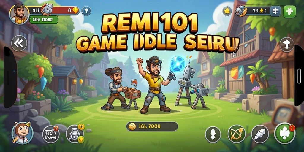 Tampilan gameplay menarik dari REMI101 yang menunjukkan fitur Idle.