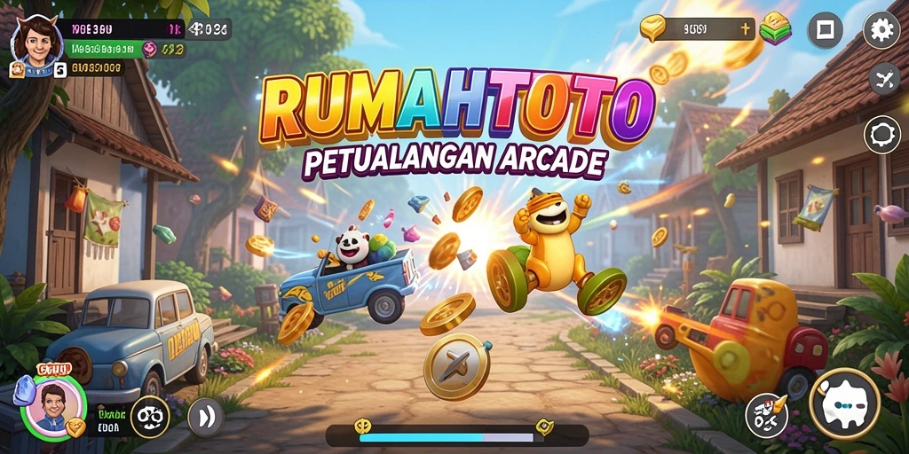 Tangkapan layar gameplay RUMAHTOTO menampilkan tingkat keseruan dan tantangan.