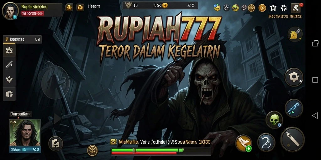 Gameplay RUPIAH777 menampilkan suasana horor yang mencekam dan mendebarkan.