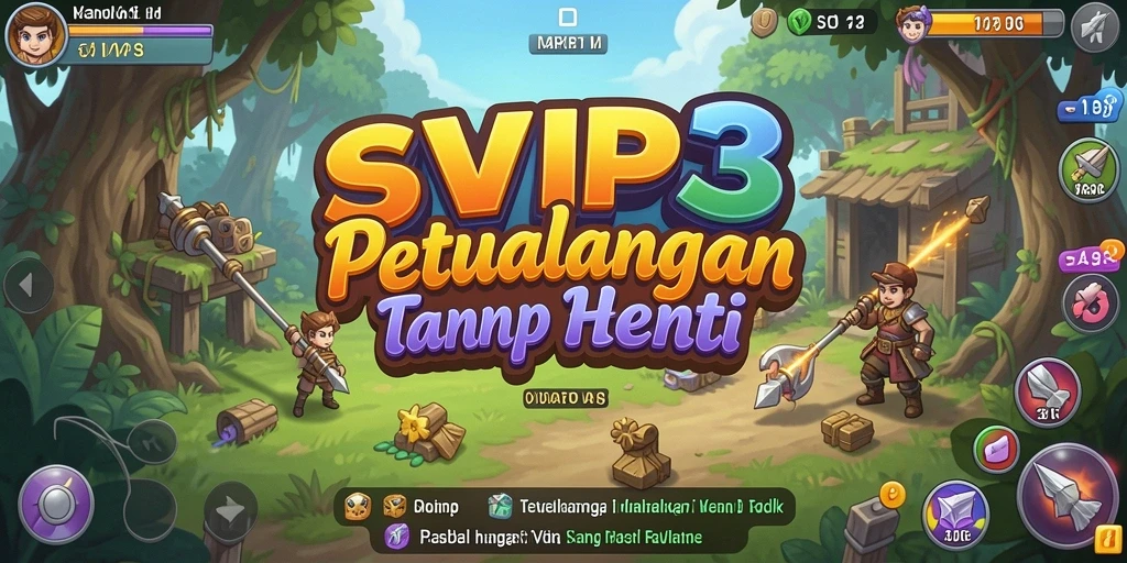 Tampilan menarik dari gameplay Idle SVIP3 yang seru.