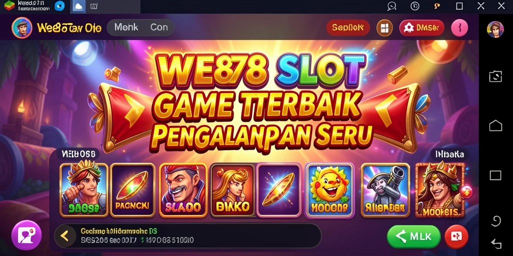Gameplay seru WE878 yang menampilkan berbagai pilihan slot menarik.